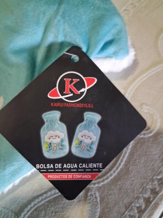 Bolsa de agua caliente NUEVA con funda