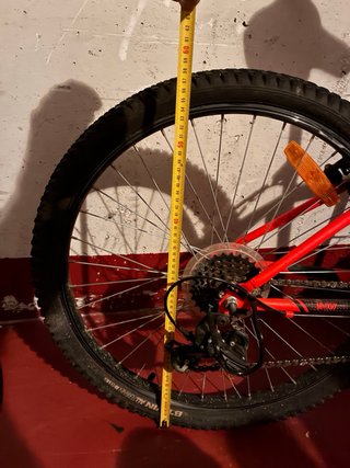 Bicicleta Montaña Roja B'Twin Rockrider