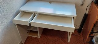 Mesa Escritorio Ikea Micke blanco