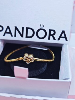 Pulsera Pandora Corazón Infinito 21 cm