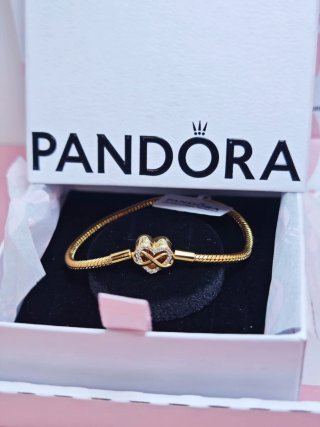 Pulsera Pandora Corazón Infinito 21 cm
