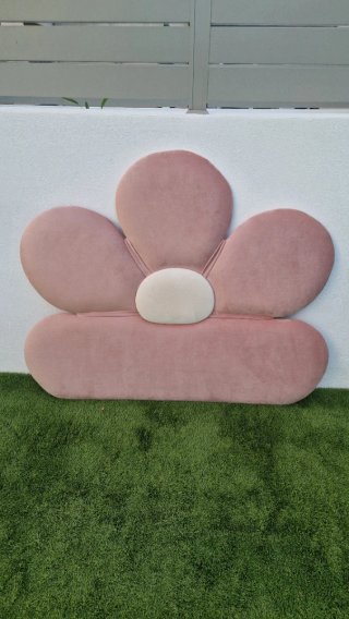 Cabecero cama infantil / juvenil flor rosa