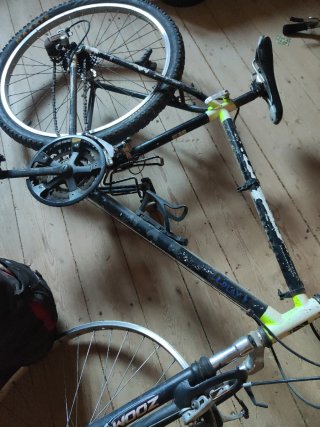 Cuadro Bicicleta Montaña