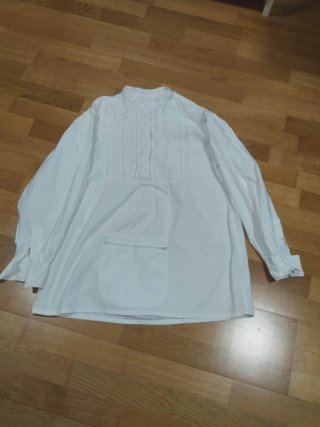 Camisa lino traje tradicional gallego. Talla M/L