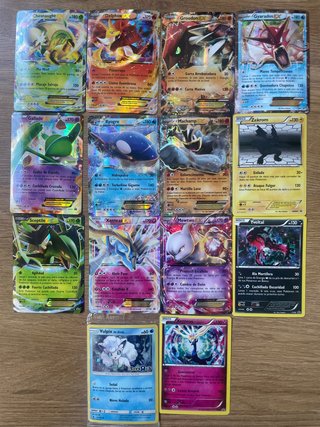 Lote Cartas Pokémon EX, GX, V, VMAX