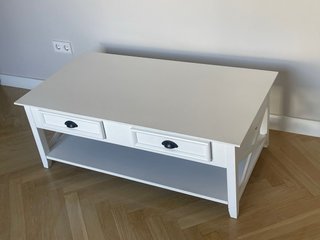 Conjunto salón madera blanco Maisons du Monde