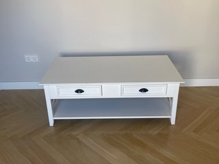 Conjunto salón madera blanco Maisons du Monde