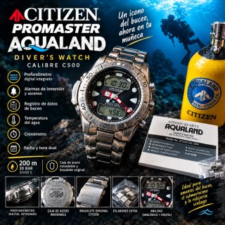 Citizen Aqualand ACERO Calibre C500 Reloj Buceo