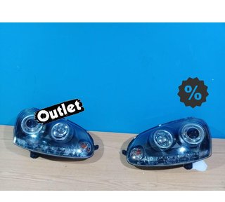 OL FAROS VOLKSWAGEN VW GOLF 5 03-08 JETTA 05-10 OJOS DE ANGE
