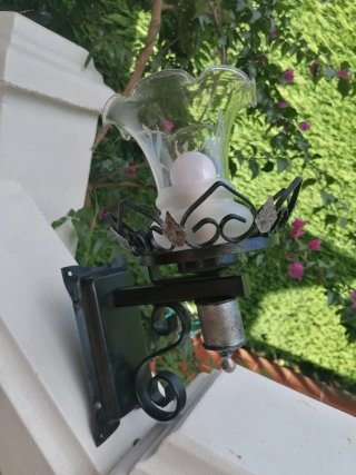 Applique Farol Vintage Cristal / Forgia