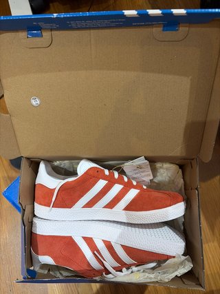 Zapatillas Adidas Gazelle Rojas Talla 38.5