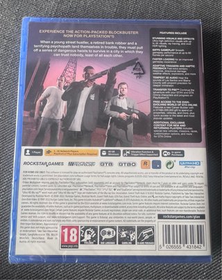 PS5 Grand Theft Auto V. A estrenar.