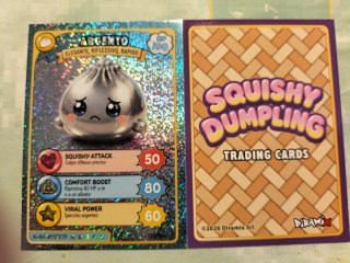 Carta Squishy Dumpling Argento Rara 123/135