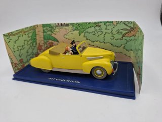 Coche Amarillo Tintín Las 7 Bolas de Cristal 1/43
