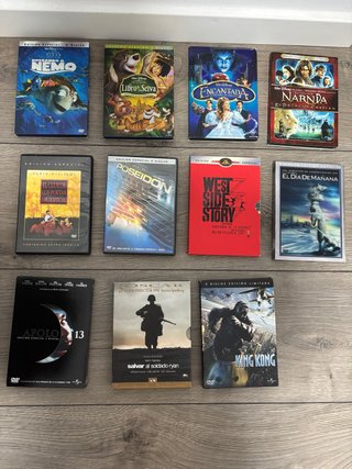 Lote 8 Películas DVD Edición Especial