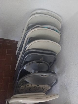 15 Sillas Plegables Metal y Plástico