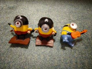 3 Figuras Minions Happy Meal McDonald's