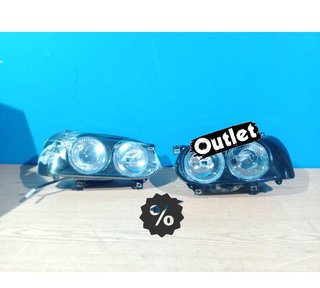 OL FAROS DOBLES VOLKSWAGEN VW GOLF 3 NEGRO R010675C12