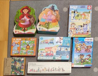 Lote de 8 puzzles infantiles