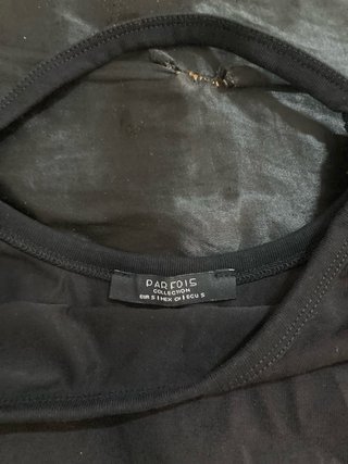Camiseta Básica Parfois Talla S Negra