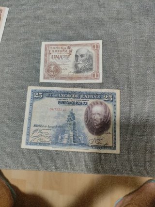 Lote 10 Billetes Históricos España