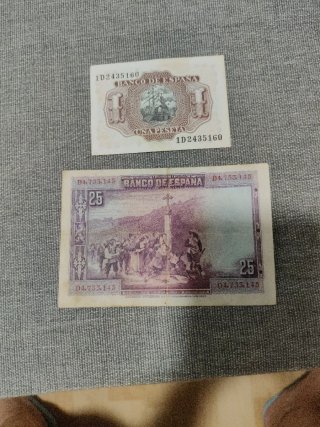 Lote 10 Billetes Históricos España