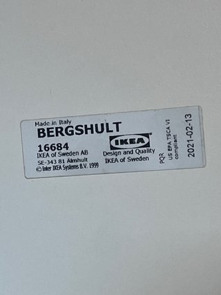 Estanterías Bergshult Blancas (2 uds)