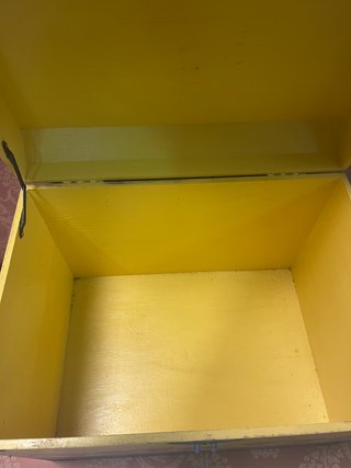 Baúl infantil madera pintado a mano
