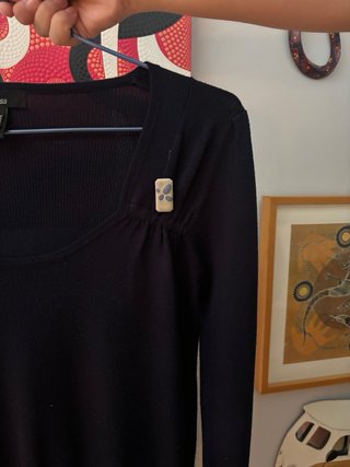 Jersey Mango azul marino talla M