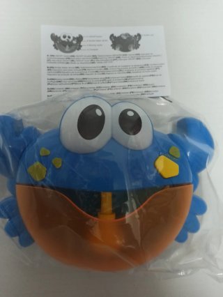 Juguete burbujas Bubble blowing crab