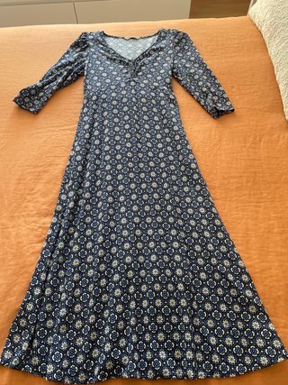 Vestido largo estampado Springfield