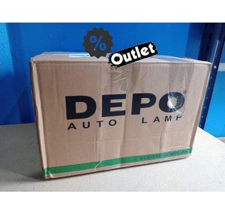 OL FARO IZQ MINI R56 06-10 FUNDO CROMO INTERMITENTE NARANJA