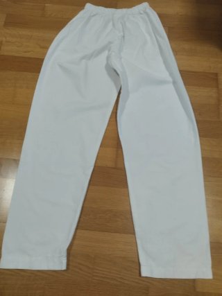 Pantalón lino blanco talla S/M