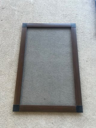 Ventana corredera imitación madera