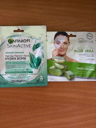 Mascarillas Faciales Garnier y IDC Institute