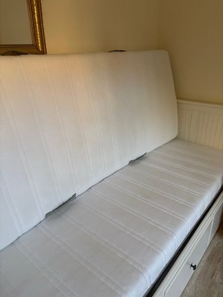 Diván Ikea Blanco con Cajones