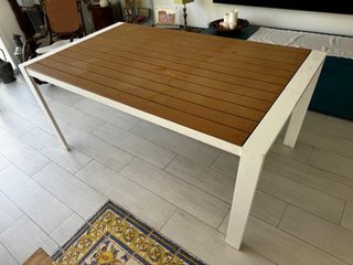 Mesa Exterior Aluminio