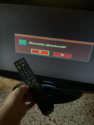 Televisión Samsung Negra
