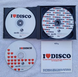 CD Triple "I Love Disco" (1998) - Blanco y Negro