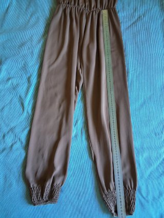 Mono pantalón largo marrón