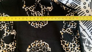 Camisa tirantes calaveras y leopardo Talla L