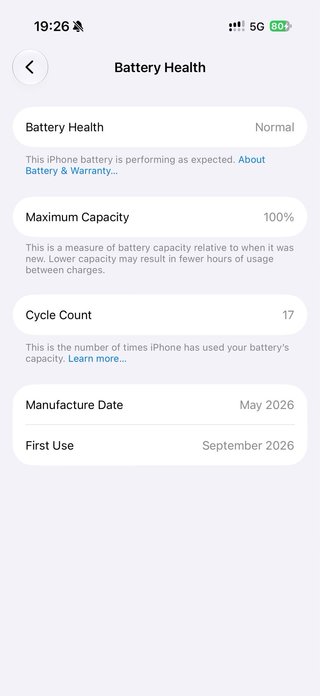 iPhone 16 Pro 256GB (nuevo - batería 100%)