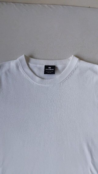 Camiseta Pull&Bear Blanca Talla L