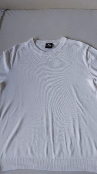 Camiseta Pull&Bear Blanca Talla L