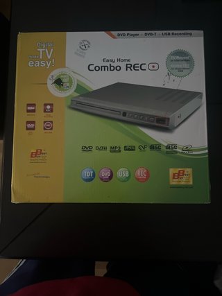 Reproductor DVD Easy Home Combo REC
