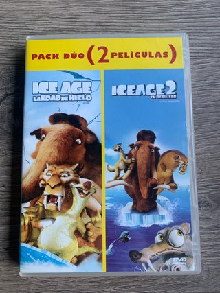 Pack Dúo Ice Age 1 y 2 DVD