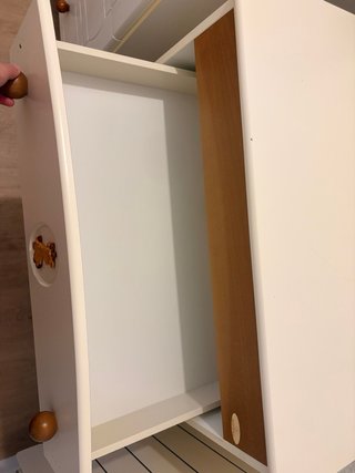 Cómoda infantil Micuna madera y blanco