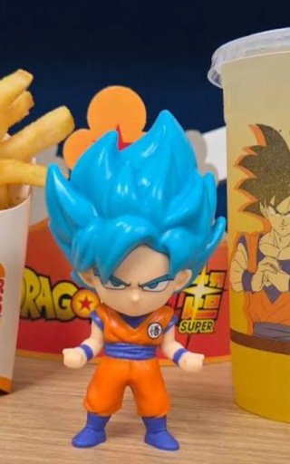 Figura Goku SSJ Blue Burger King