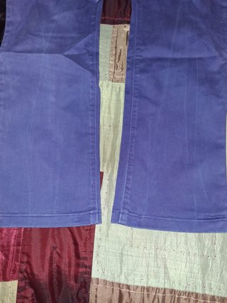 Pantalón mujer morado M 38