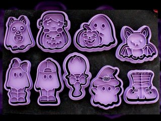 10 cortadores galletas Halloween